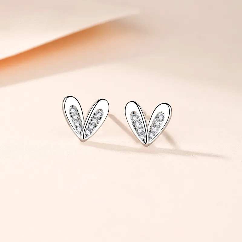 CENTURY&KINDLE 999 Fine Silver Stud Earrings Women's-3