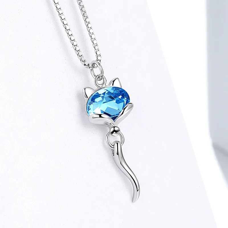 CENTURY&KINDLE S925 Silver Necklaces Women's-2