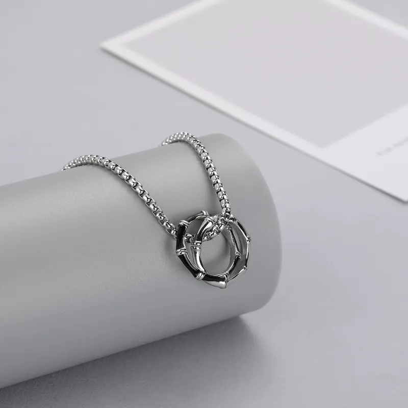 CENTURY&KINDLE Titanium Steel Necklaces Men's-4
