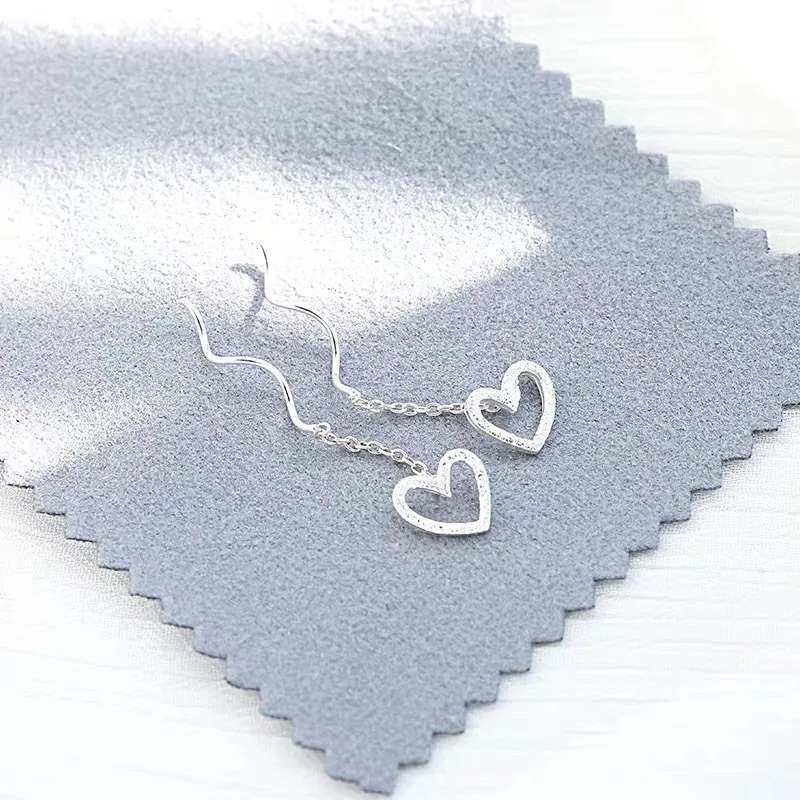 CENTURY&KINDLE 999 Fine Silver Drop Earrings Women's-4