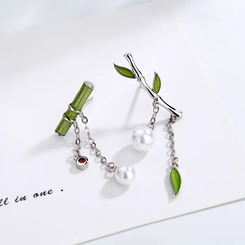 CENTURY&KINDLE S925 Silver Earrings Women's-2