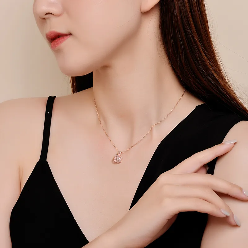 CENTURY&KINDLE 316L Titanium Steel Necklaces Women's-2