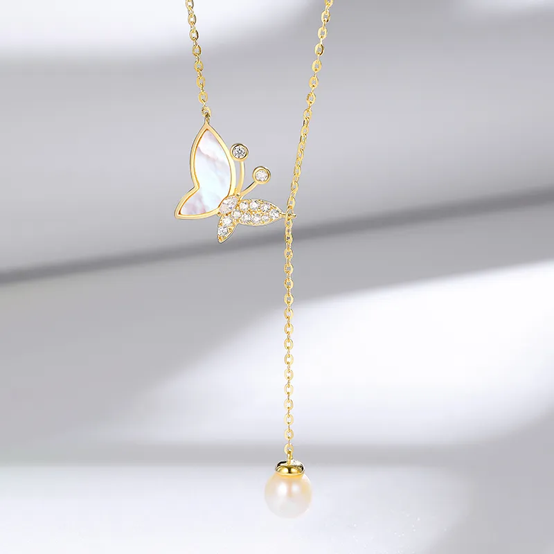 CENTURY&KINDLE S925 Silver Necklaces Women's-4
