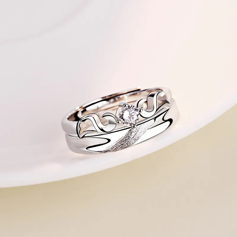 CENTURY&KINDLE S925 Silver Rings Unisex-3