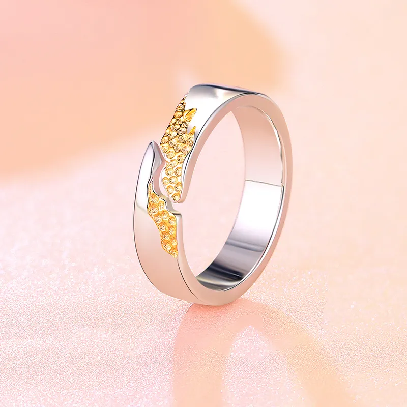 CENTURY&KINDLE S925 Silver Rings Unisex-8