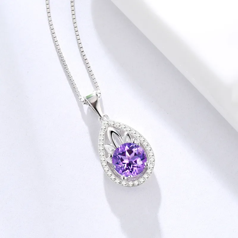 CENTURY&KINDLE S925 Silver Necklaces Women's-4