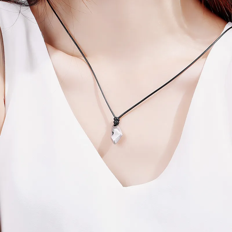 CENTURY&KINDLE S925 Silver Necklaces Unisex-7