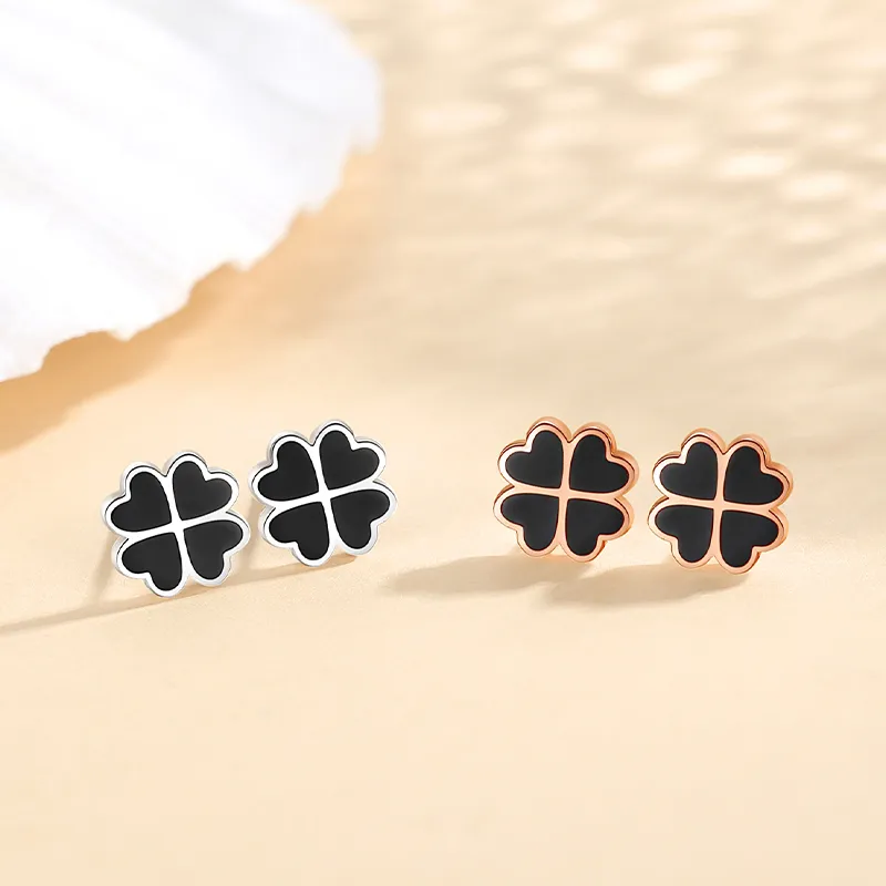 CENTURY&KINDLE S925 Silver Stud Earrings Women's-2