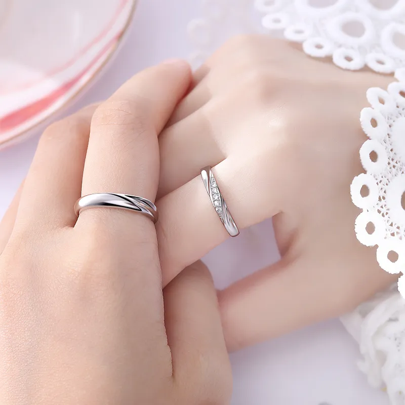 CENTURY&KINDLE S925 Silver Rings Unisex-19