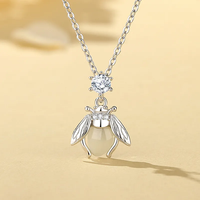 CENTURY&KINDLE S925 Silver Necklaces Women's-1