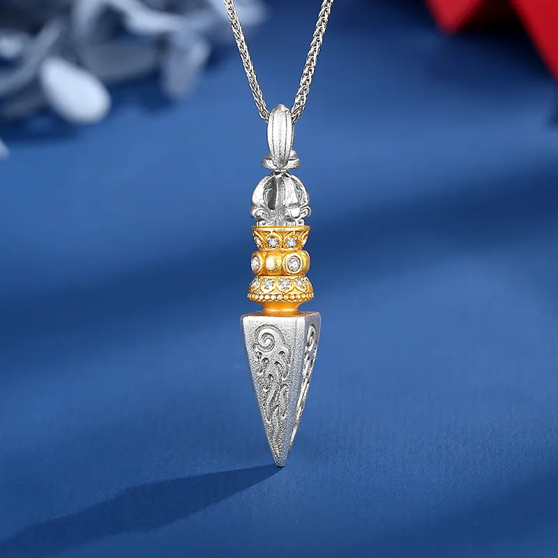 CENTURY&KINDLE 999 Fine Silver Necklaces Unisex-2