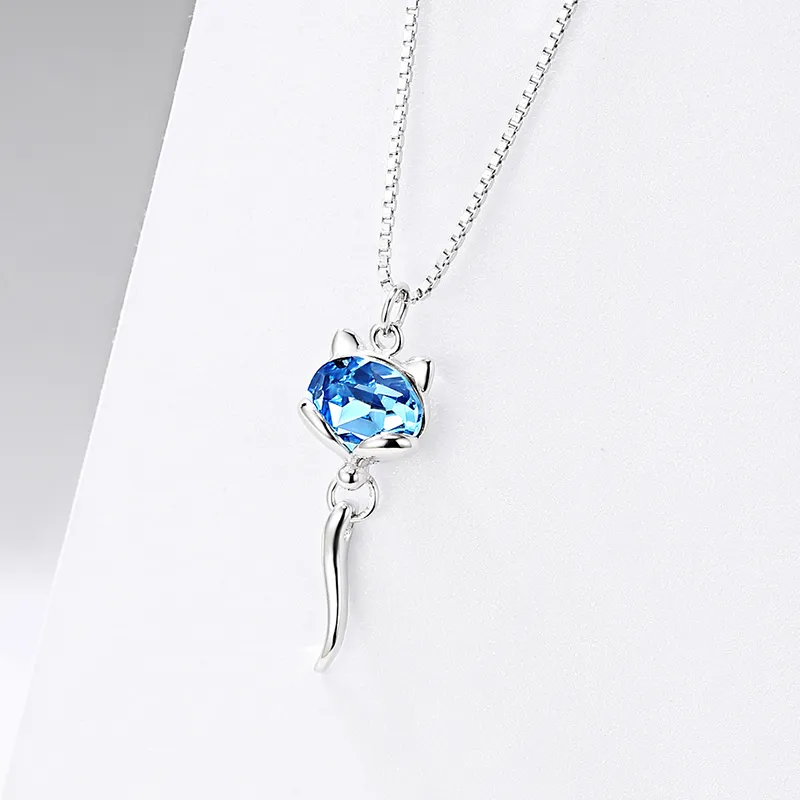 CENTURY&KINDLE S925 Silver Necklaces Women's-4