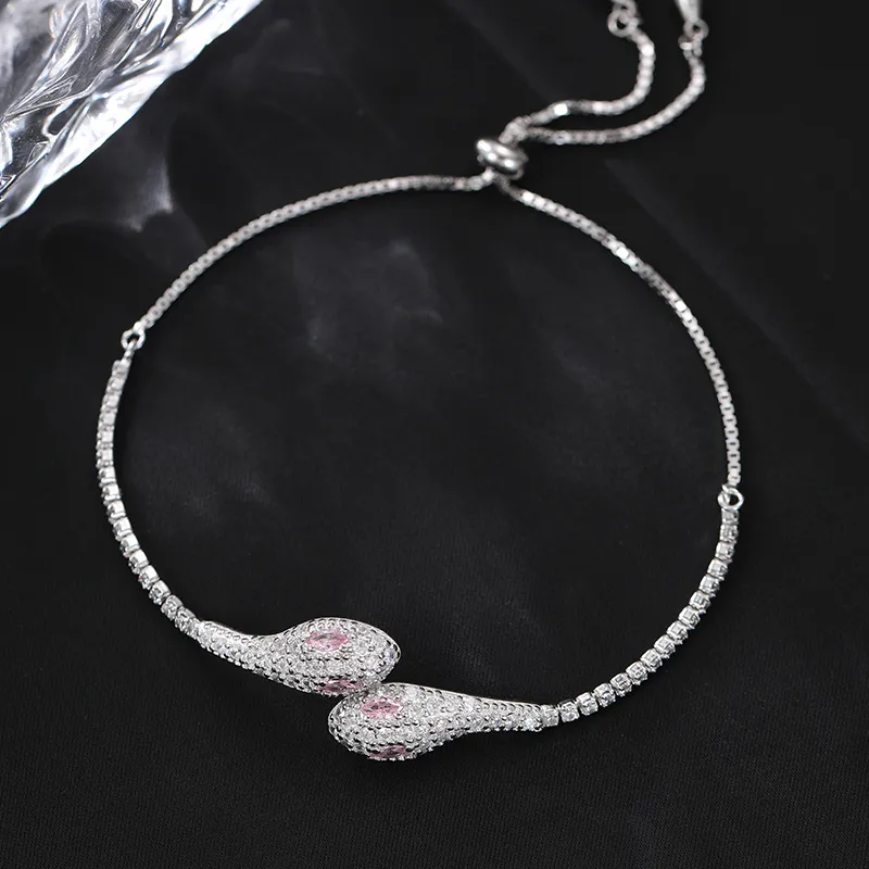 CENTURY&KINDLE 925 Sterling Silver Bracelets Women's-1