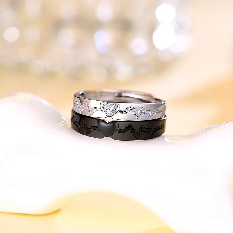 CENTURY&KINDLE S925 Silver Rings Unisex-4