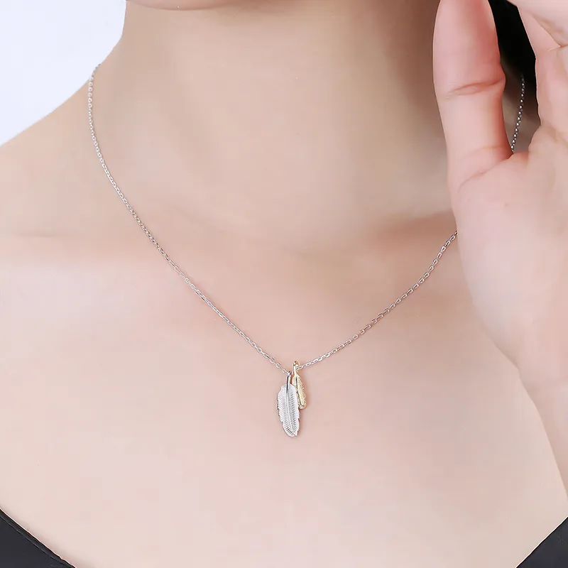 CENTURY&KINDLE S925 Silver Necklaces Women's-5