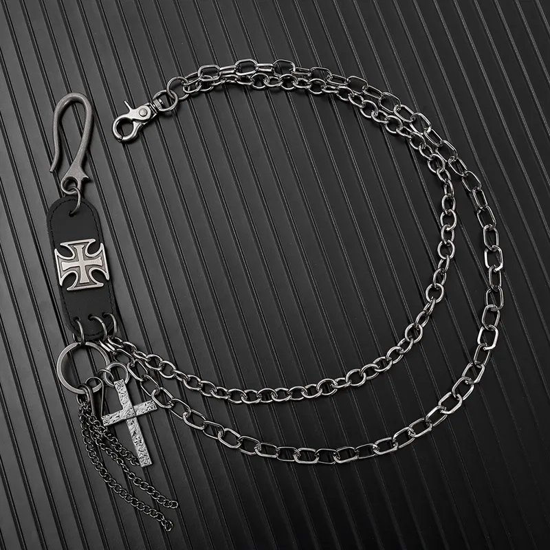 CENTURY&KINDLE Metal Pants Chains Unisex-3