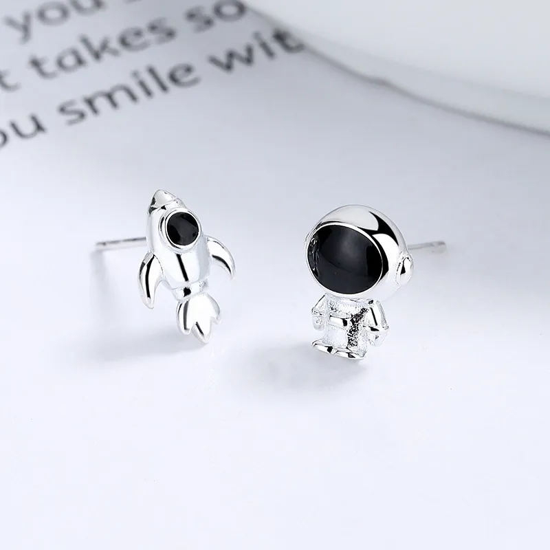 CENTURY&KINDLE S925 Silver Stud Earrings Women's-1