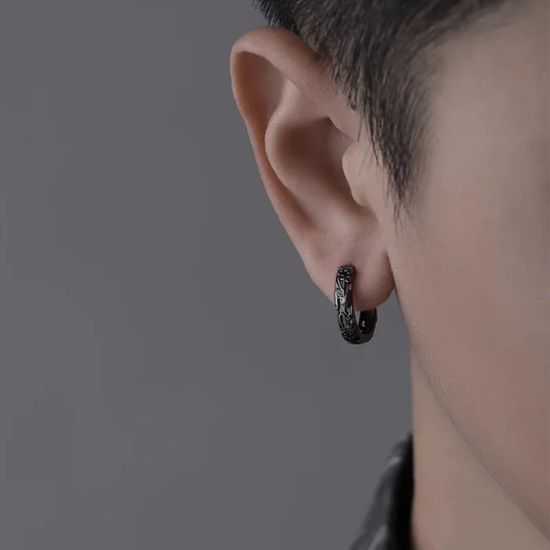 CENTURY&KINDLE S925 Silver Earrings Unisex-7