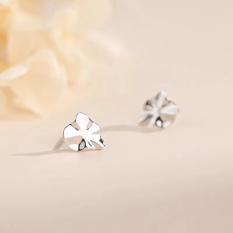 CENTURY&KINDLE S925 Silver Stud Earrings Women's-4