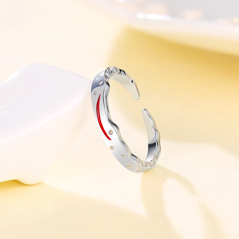 CENTURY&KINDLE S925 Silver Rings Unisex-6