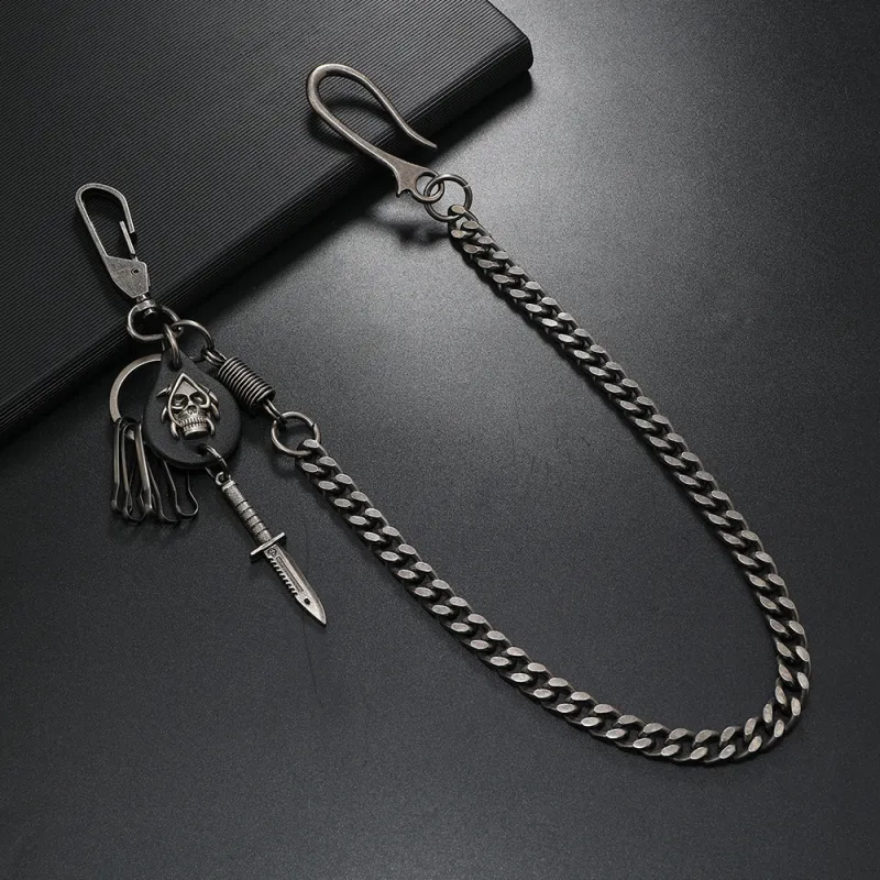 CENTURY&KINDLE Metal Pants Chains Men's-1