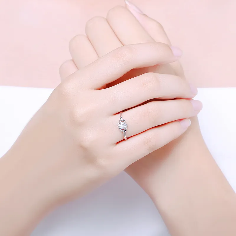 CENTURY&KINDLE S925 Silver Rings Women's-4