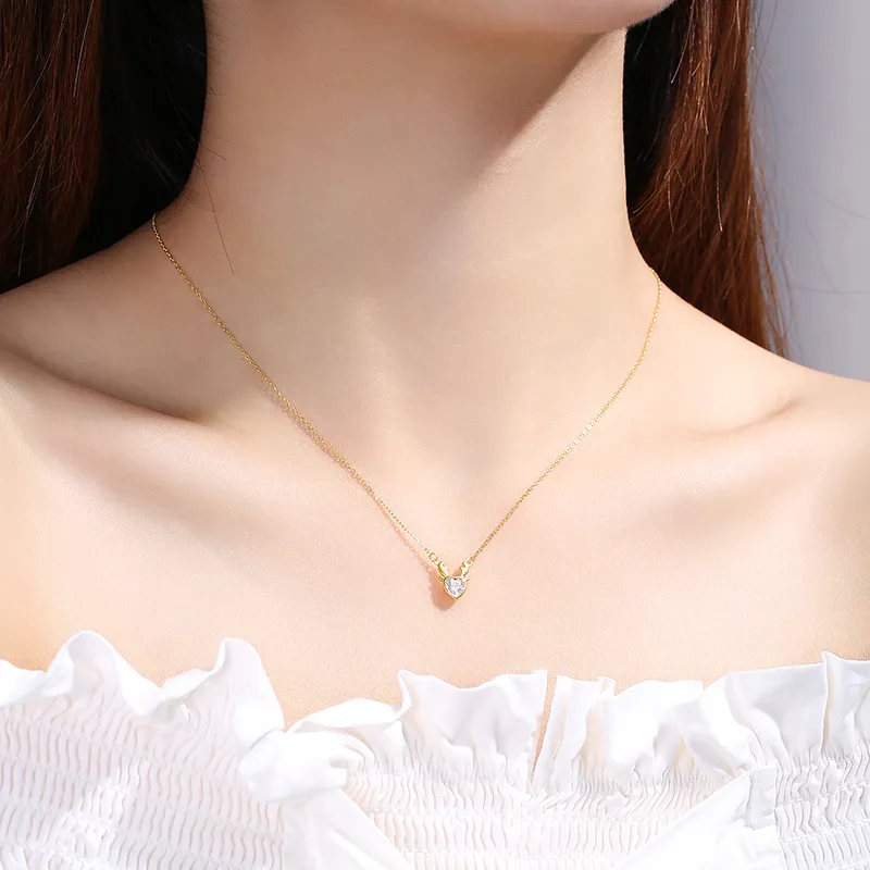 CENTURY&KINDLE S925 Silver Necklaces Women's-7