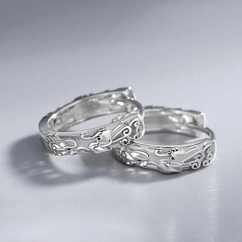 CENTURY&KINDLE S925 Silver Earrings Unisex-2