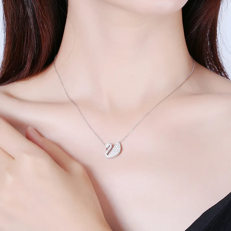 CENTURY&KINDLE S925 Silver Necklaces Women's-1