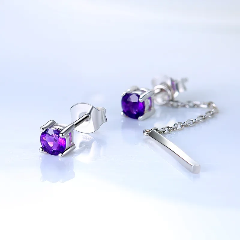 CENTURY&KINDLE Crystal Earrings Women's-4
