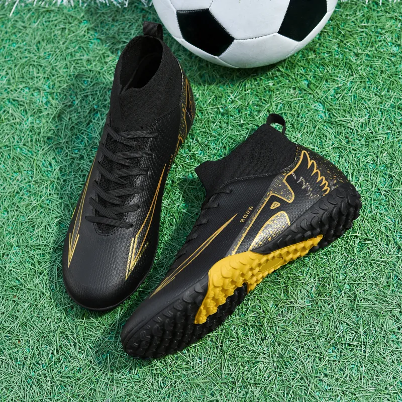 WEJIESS TF Rubber Broken Studs Artificial Ground Anti Slip Wear Resistant Soccer Shoes Unisex-14