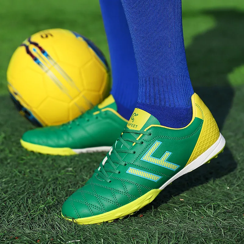WEJIESS TF Rubber Broken Studs Artificial Ground Anti Slip And Wear Resistant Coverage Soccer Shoes Men's-6