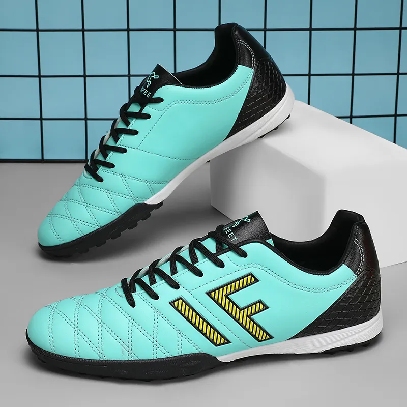 WEJIESS TF Rubber Broken Studs Artificial Ground Anti Slip And Wear Resistant Coverage Soccer Shoes Men's-21