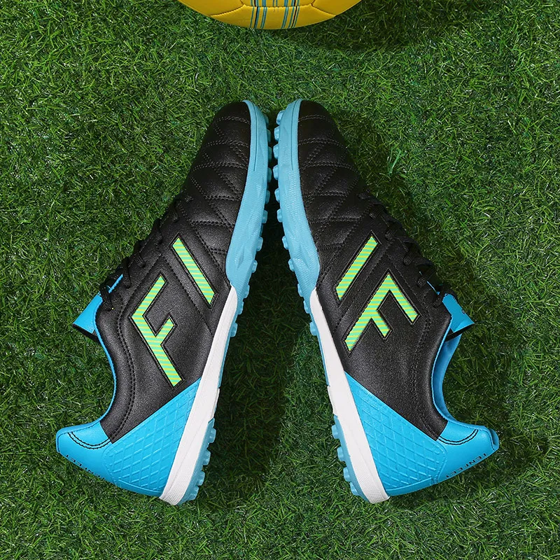 WEJIESS TF Rubber Broken Studs Artificial Ground Anti Slip And Wear Resistant Coverage Soccer Shoes Men's-24