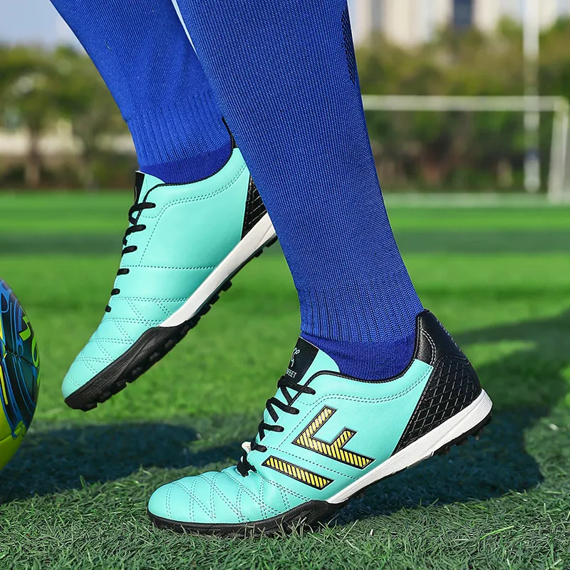 WEJIESS TF Rubber Broken Studs Artificial Ground Anti Slip And Wear Resistant Coverage Soccer Shoes Men's-20