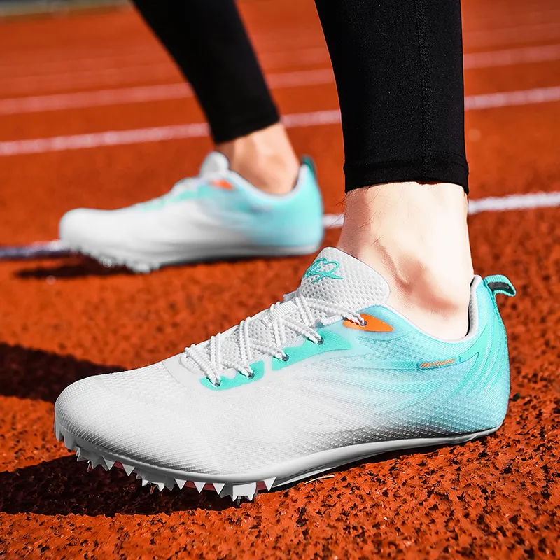Anti Slip And Wear Resistant Coverage Functionality Sprint Applicable Scenario Track Shoes Unisex Low Top Upper Height-12