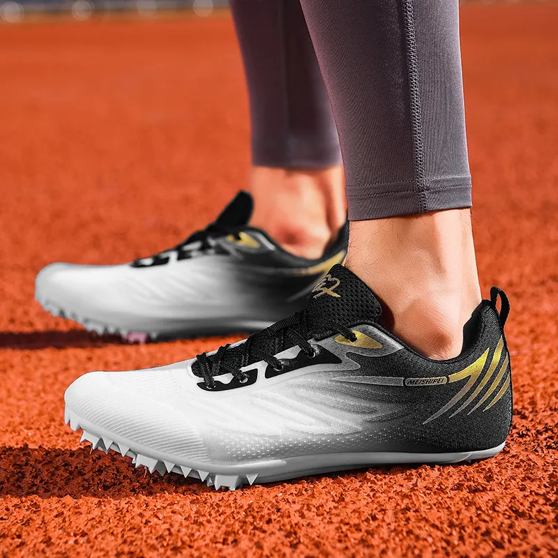 Anti Slip And Wear Resistant Coverage Functionality Sprint Applicable Scenario Track Shoes Unisex Low Top Upper Height-18