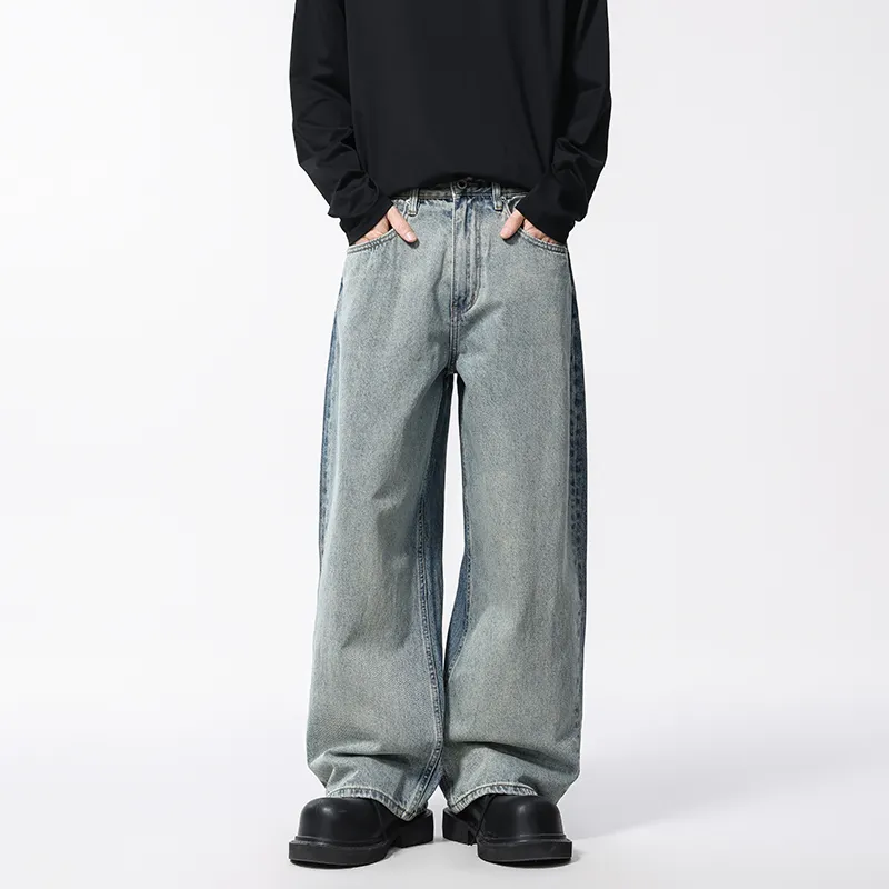 ZENGZHI Jeans Unisex Vintage-2
