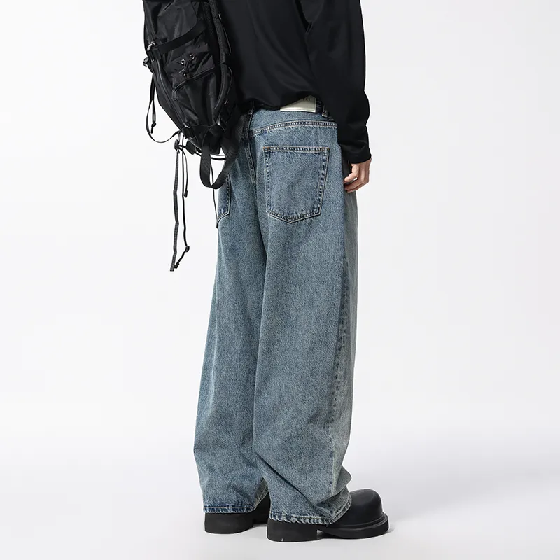 ZENGZHI Jeans Unisex Vintage-4