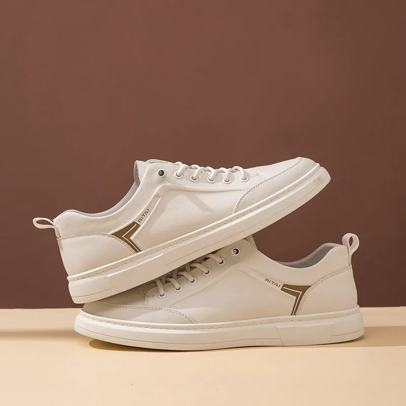 Ritai Anti Slip Wear Resistant Low Top Skateboard Shoes Men's-7