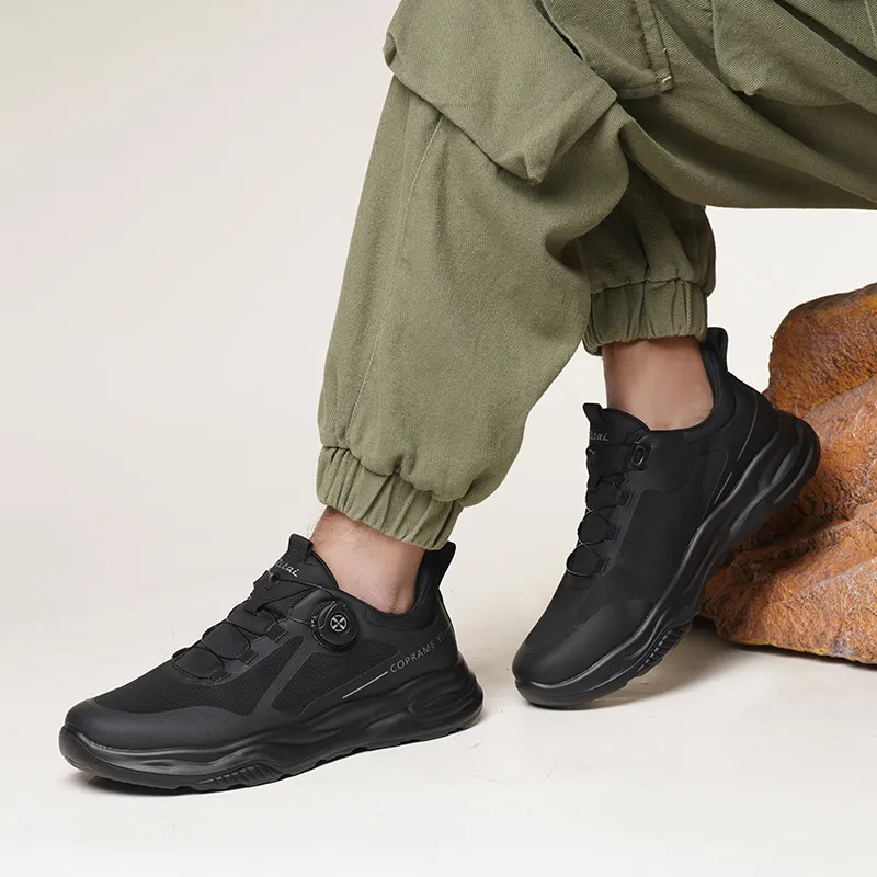 Ritai Anti Slip Wear Resistant Casual Shoes Men's Black-4