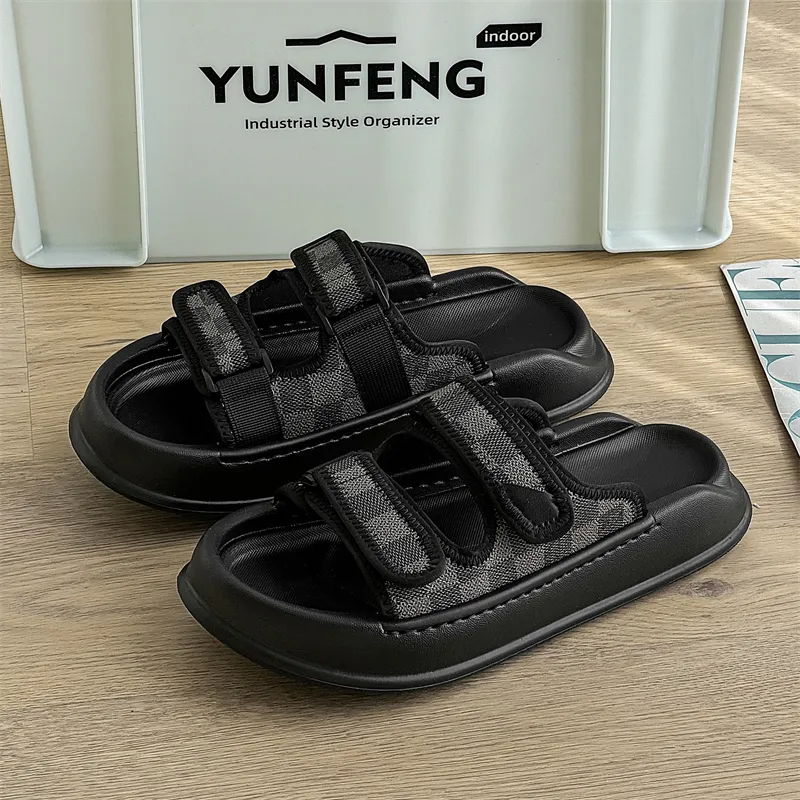 Ritai Slip Resistant Abrasion Resistant Slide Slippers Men's-13