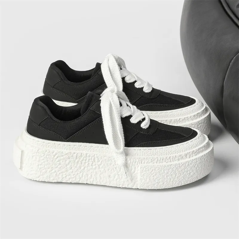 Ritai Anti Slip And Wear Resistant Height Increasing Low Top Skateboard Shoes Unisex-2