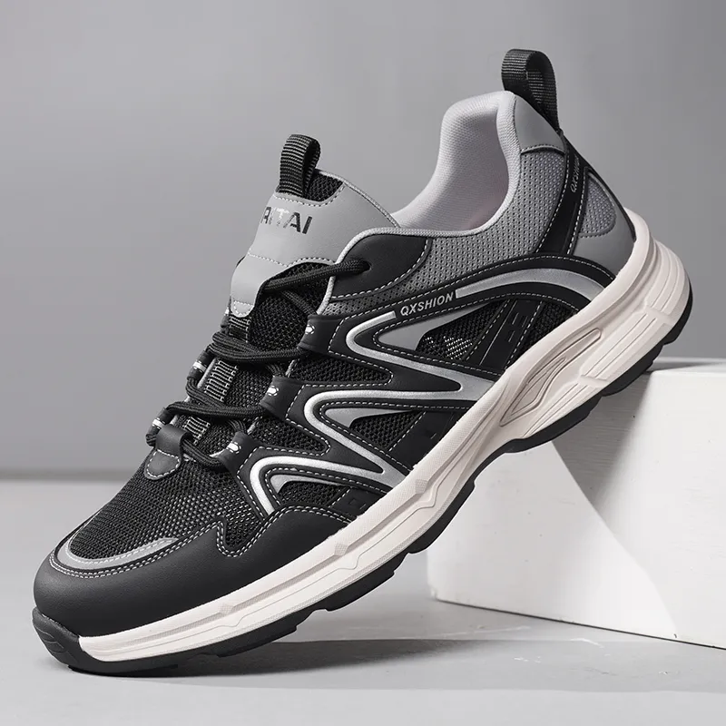 Ritai Sports Slip Resistant, Abrasion Resistant, Breathable Low Top Chunky Sneakers Men's-14