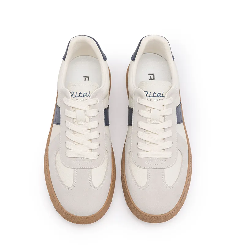 Ritai Anti Slip Wear Resistant Low Top Skateboard Shoes Men's-2