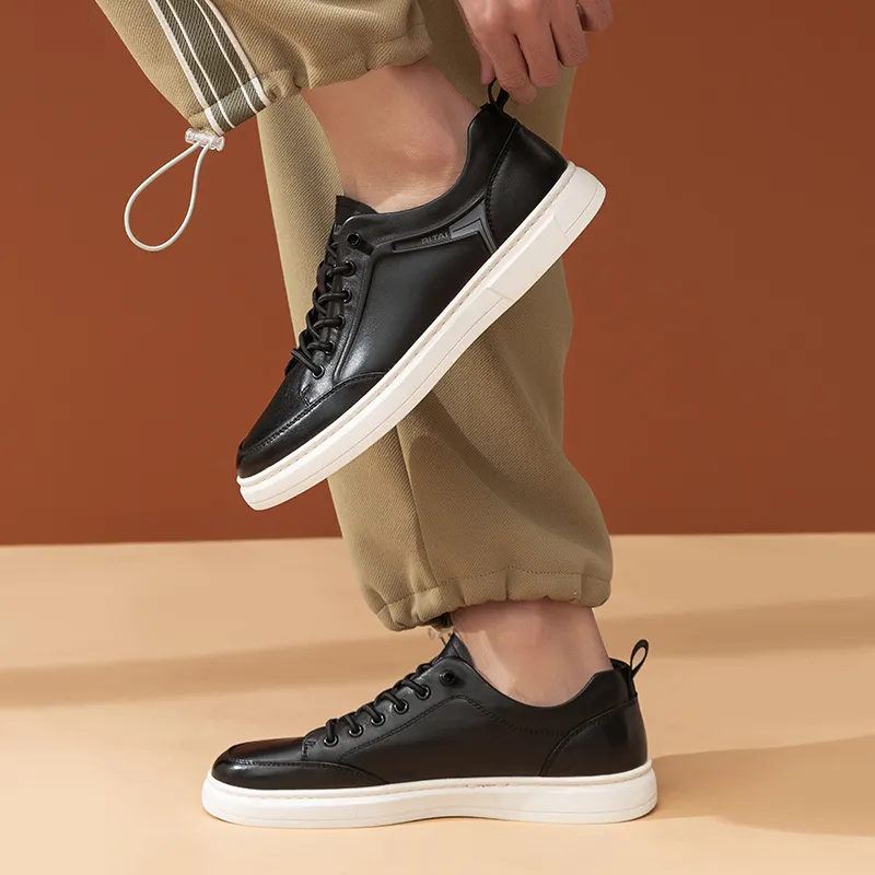 Ritai Anti Slip Wear Resistant Low Top Skateboard Shoes Men's-11