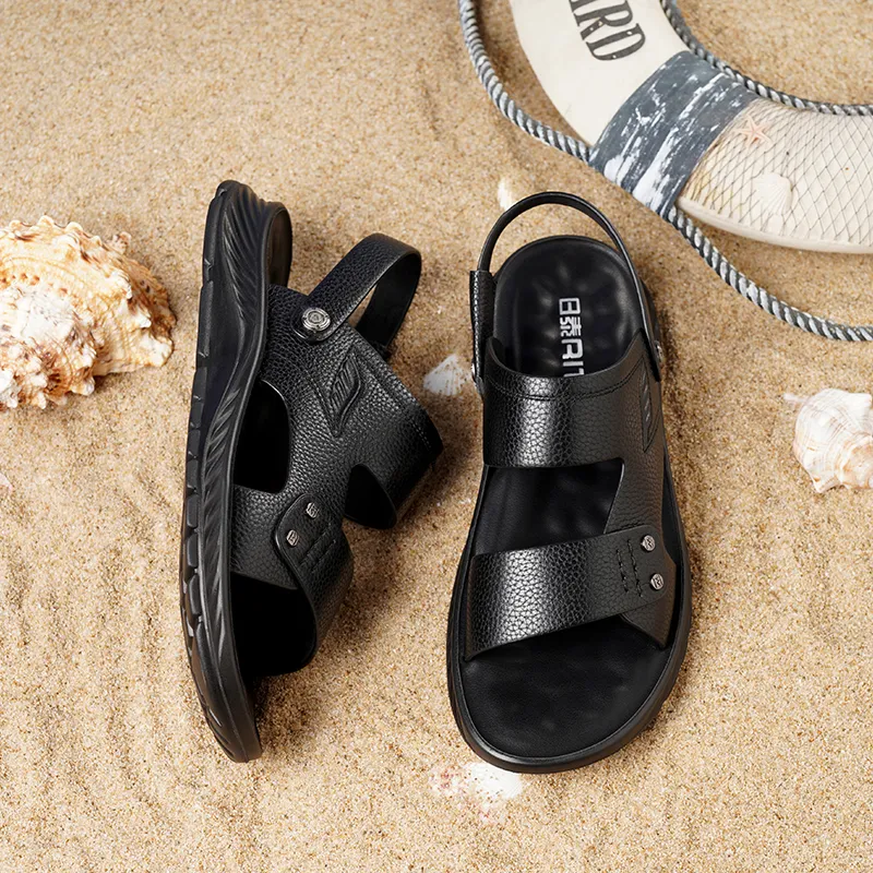 Ritai Beach Sandals Men Brown-6