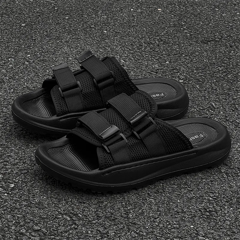 Ritai Slip Resistant Abrasion Resistant Slide Slippers Men's-14
