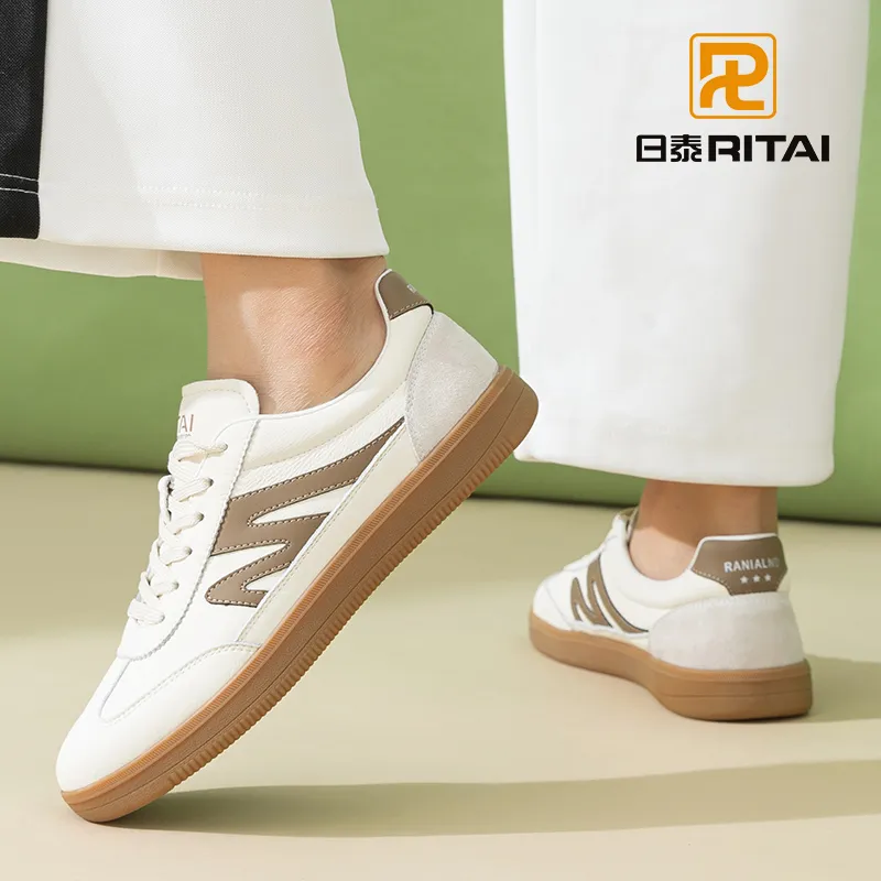 Ritai Anti Slip Wear Resistant Low Top Skateboard Shoes Men's-11