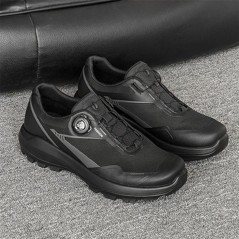 Ritai Slip Resistant, Abrasion Resistant, Breathable Low Top Casual Shoes Men's Black-7